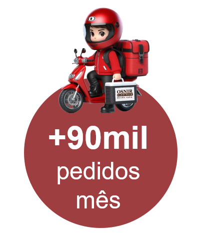 Selo: mais de 90 mil pedidos por mês — entregador da Osnir